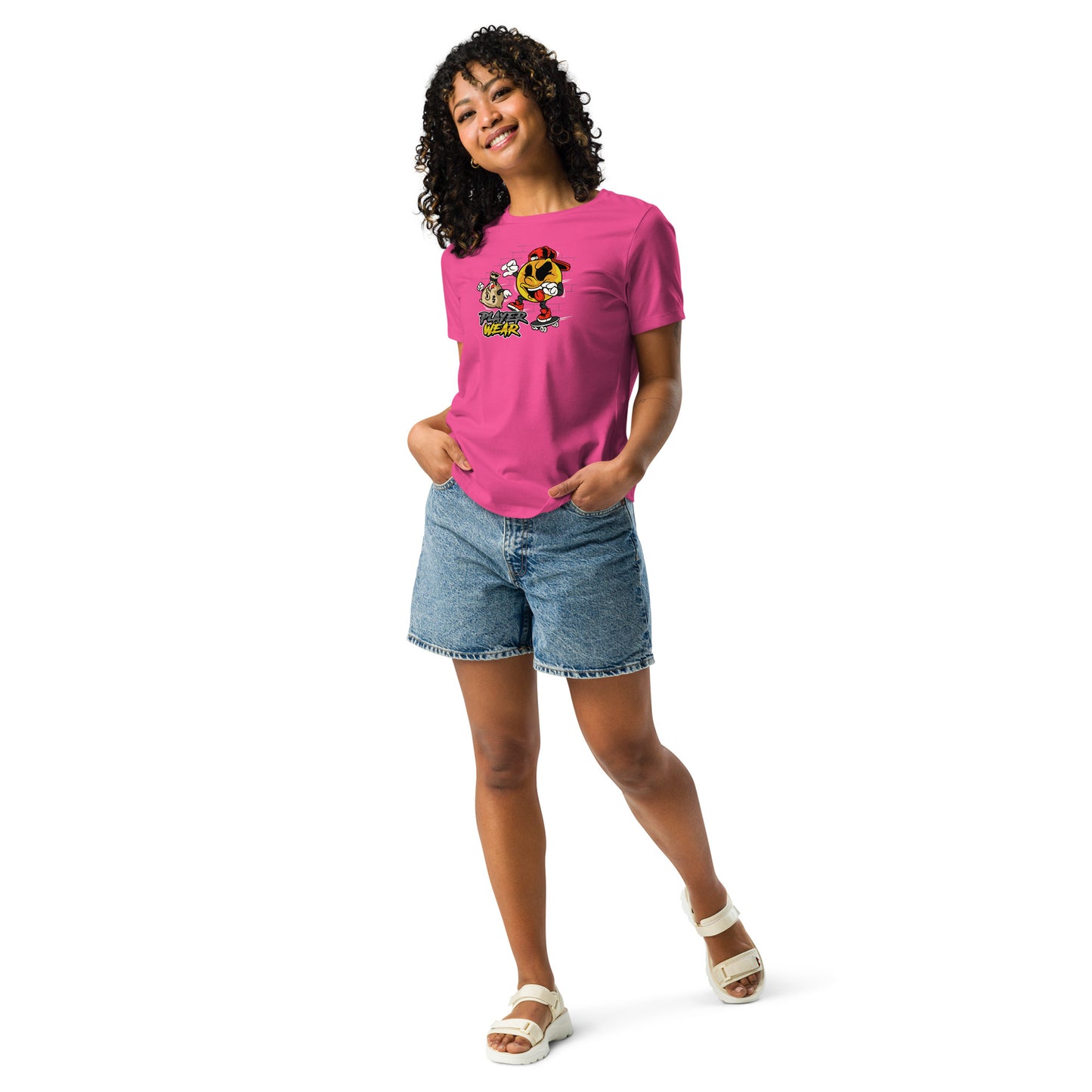 PlayerWear Women's Relaxed T-Shirt Get Dat $