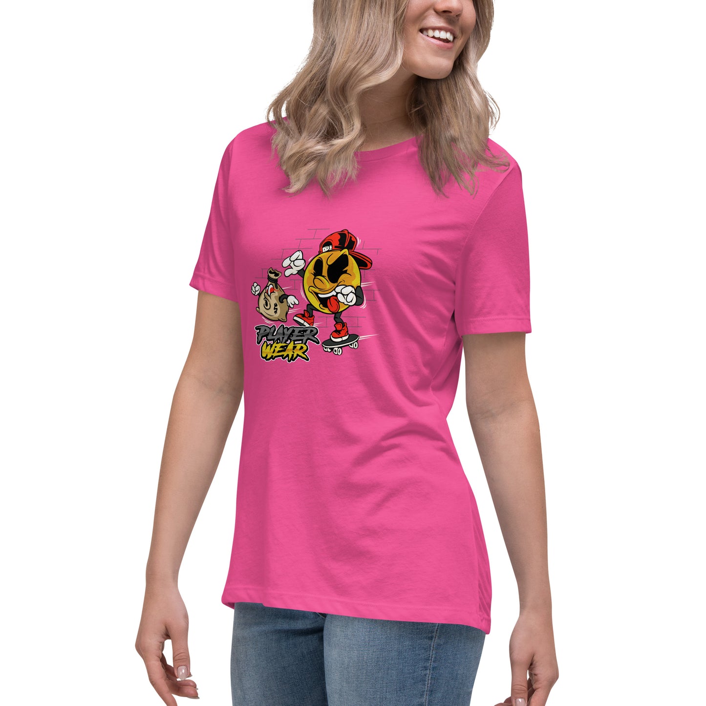 PlayerWear Women's Relaxed T-Shirt Get Dat $