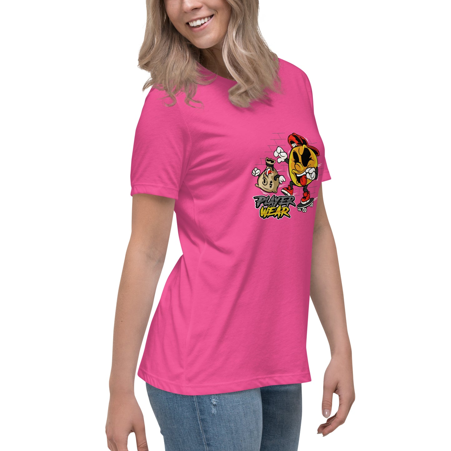 PlayerWear Women's Relaxed T-Shirt Get Dat $