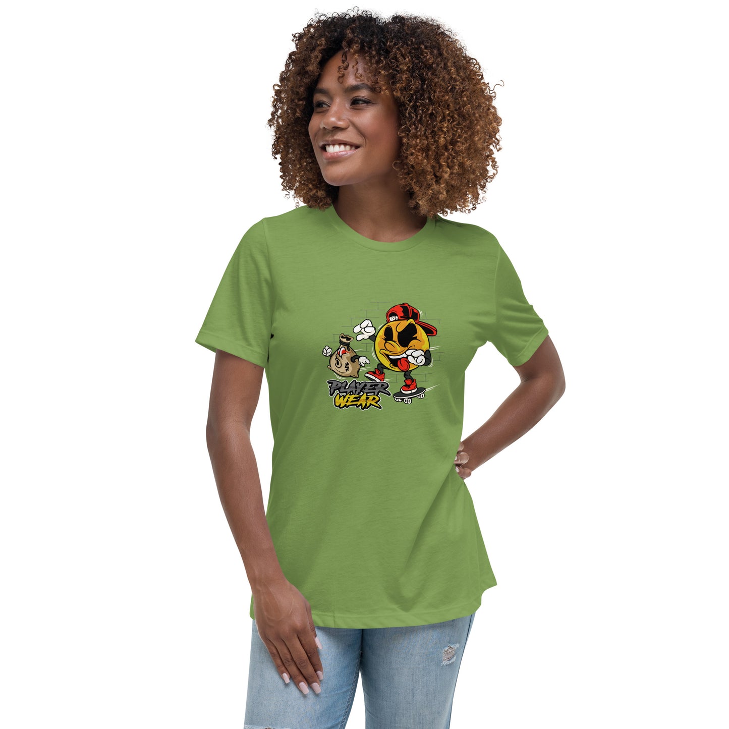 PlayerWear Women's Relaxed T-Shirt Get Dat $