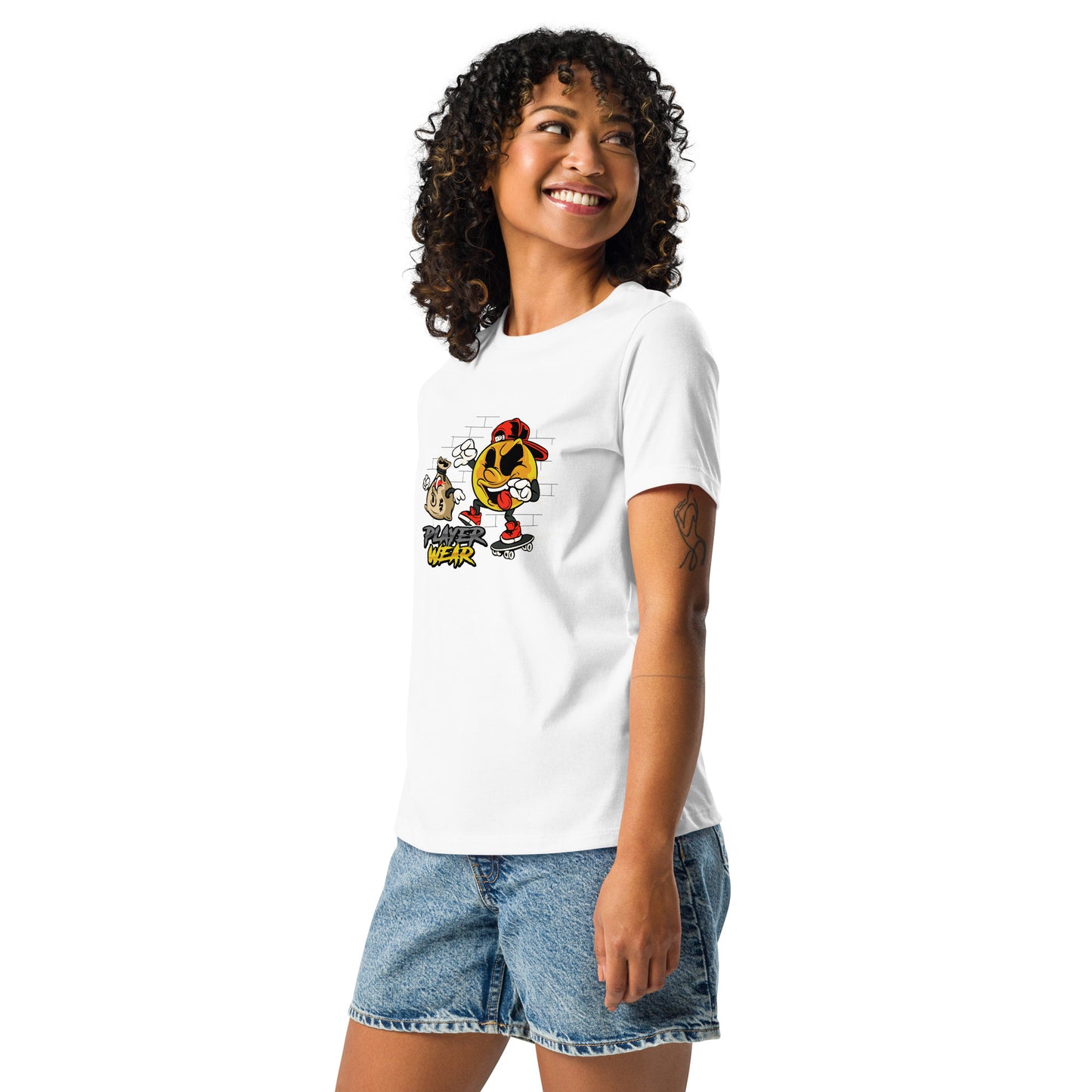 PlayerWear Women's Relaxed T-Shirt Get Dat $