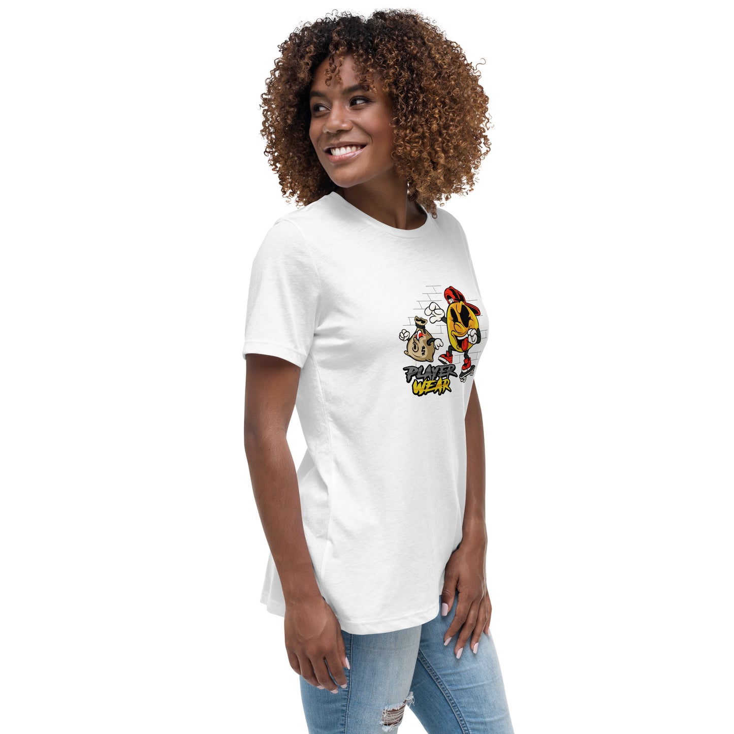 PlayerWear Women's Relaxed T-Shirt Get Dat $