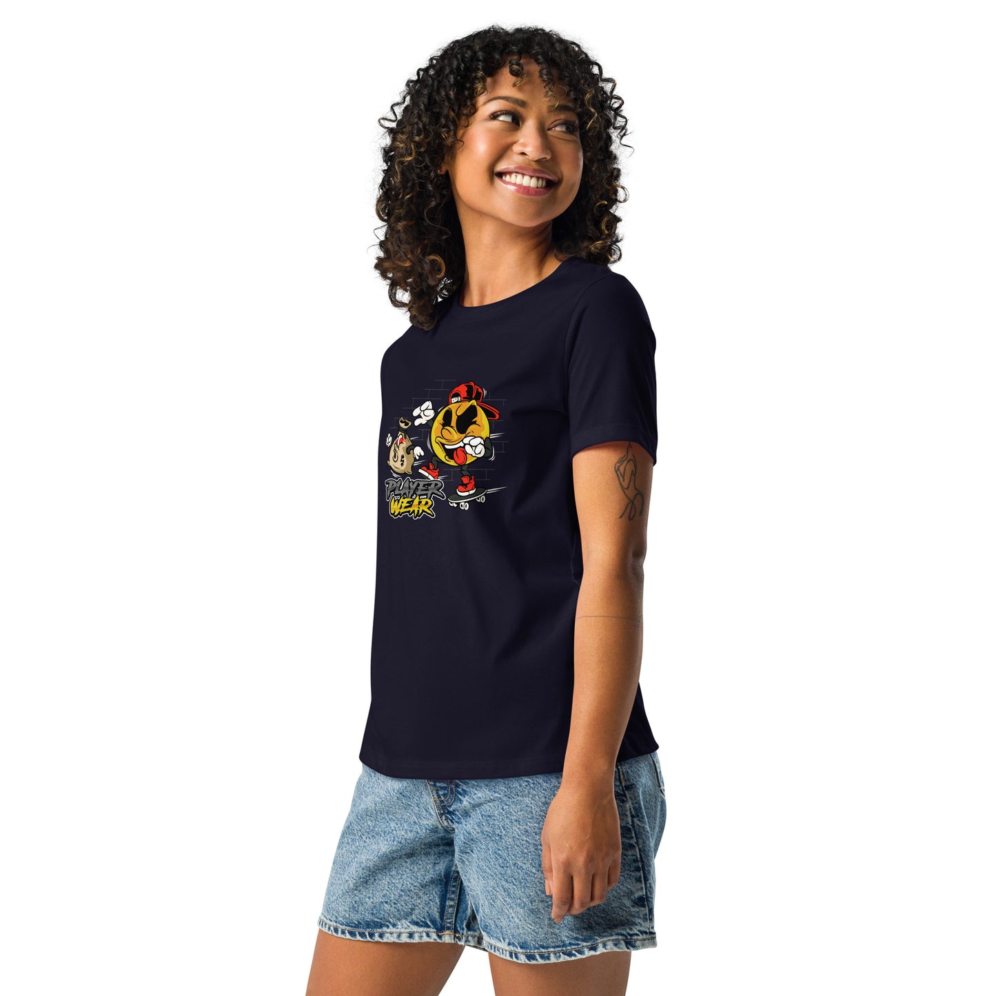 PlayerWear Women's Relaxed T-Shirt Get Dat $